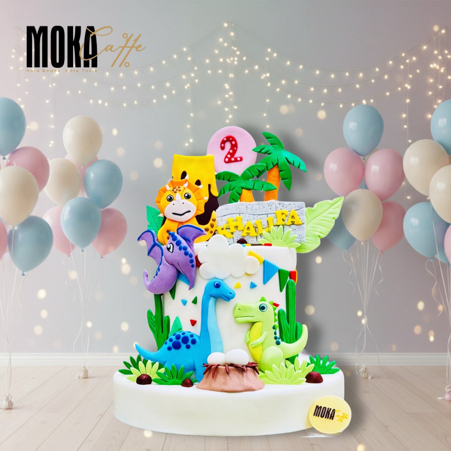 Dinosaur Cake Theme 5