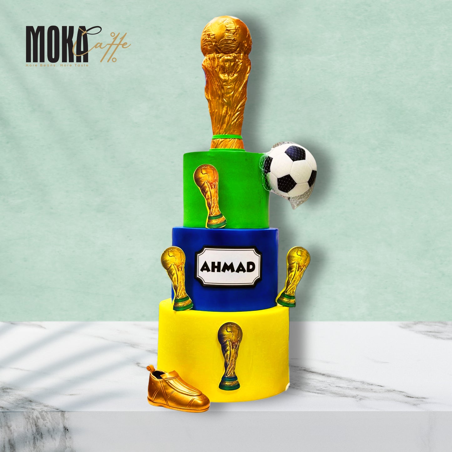 Football Trophy Cake