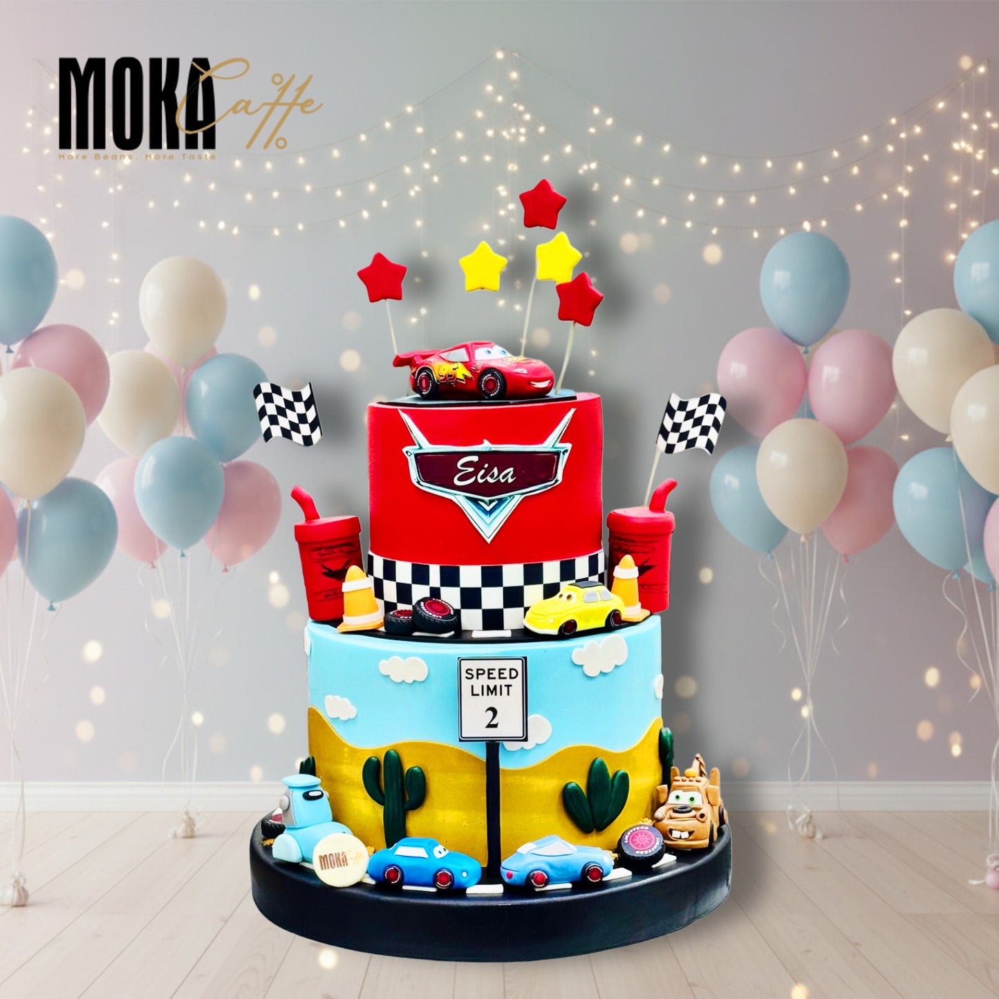 Lightning McQueen Cake Design 5