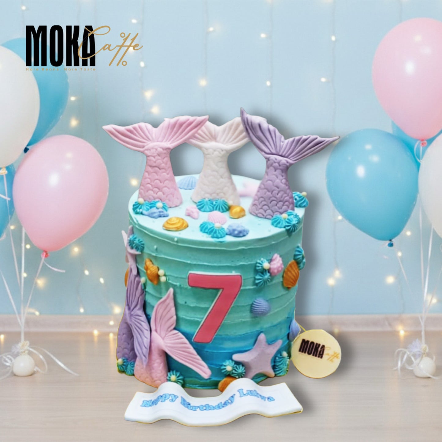 Mermaid Tail Theme Cake 14