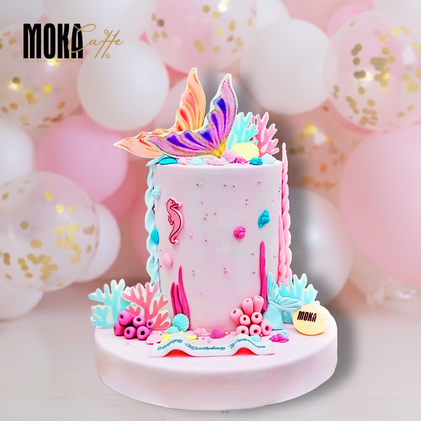 Mermaid Tail Theme Cake 11