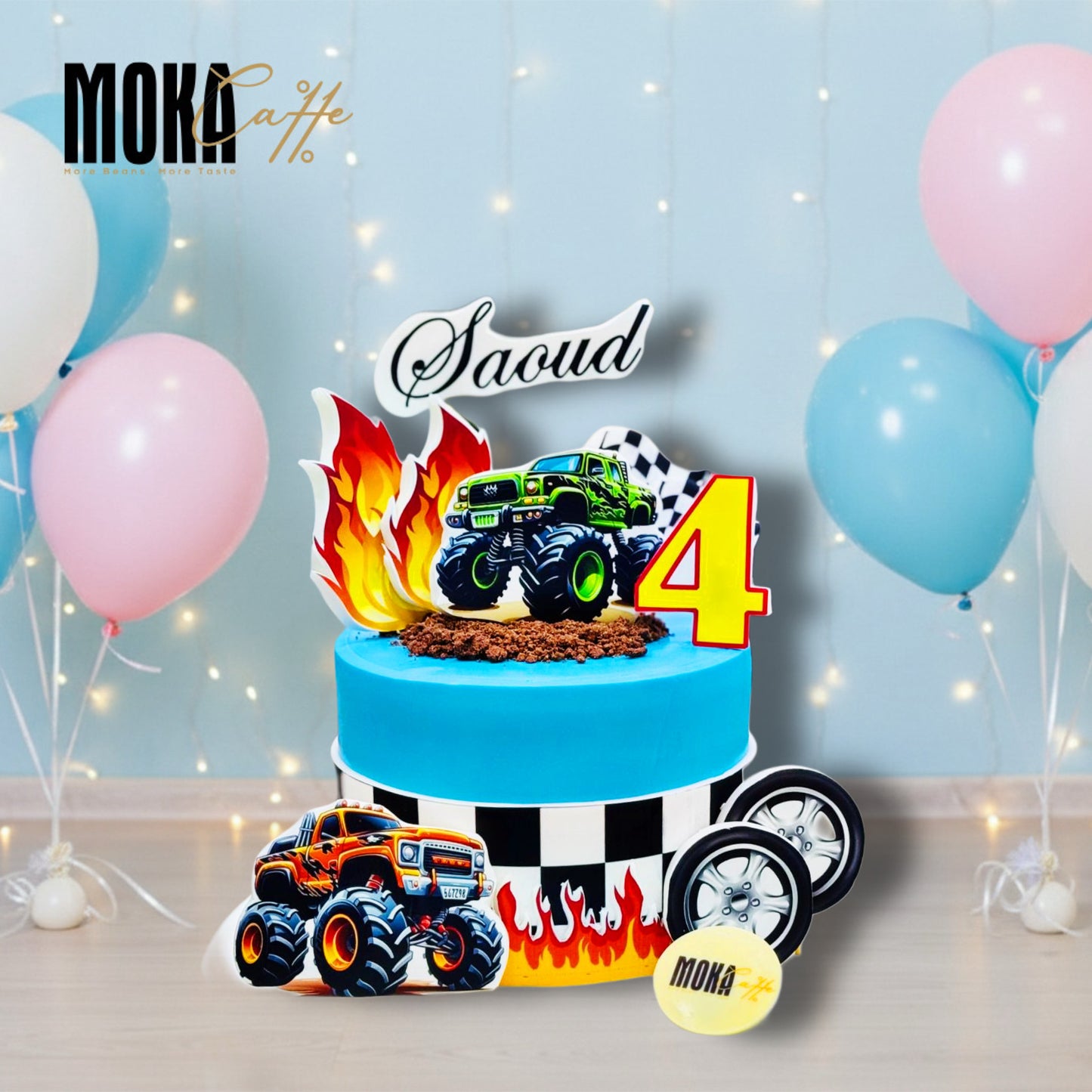 Monster Cake Theme Cake