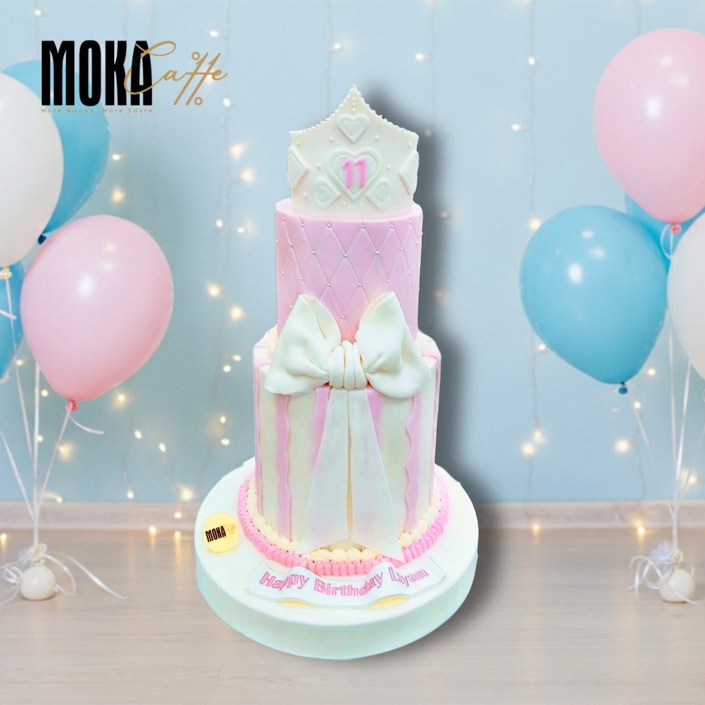 Ribbon Tier Cake 3