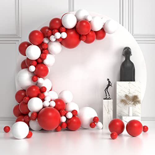 Red & White Balloon Theme