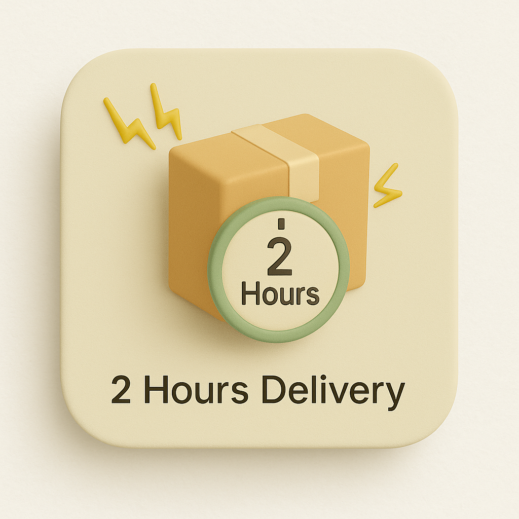 2 Hours Delivery