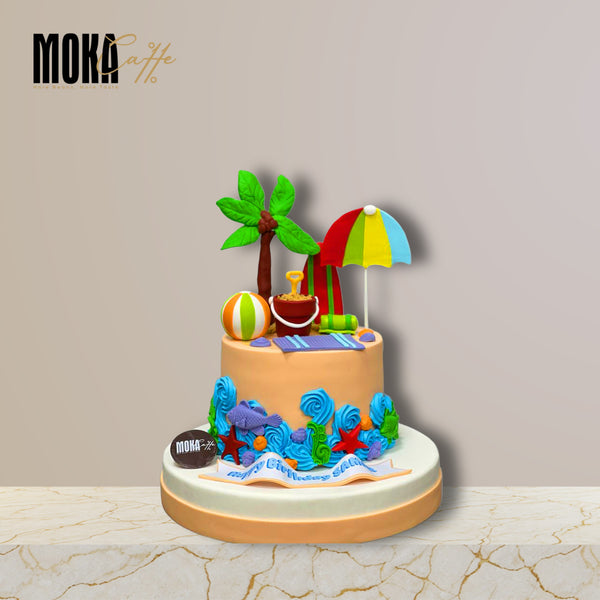 Beach Day Cake