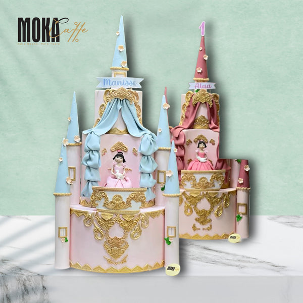 Twin Castle Cake