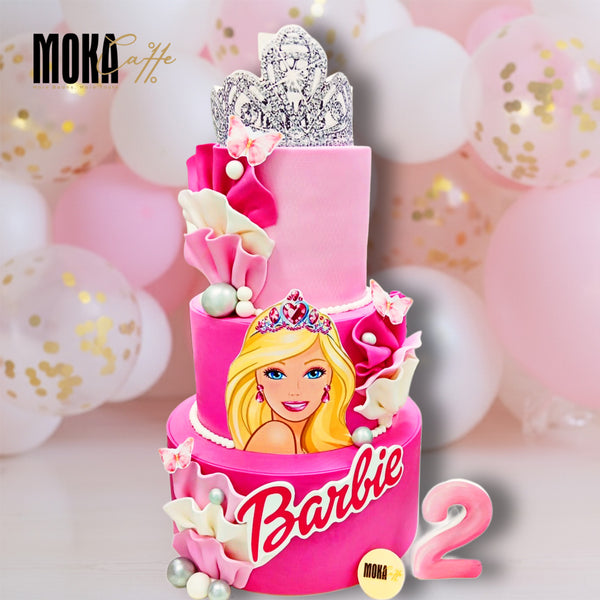Barbie Tier Cake  4