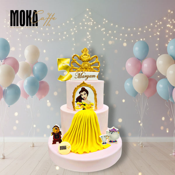 Belle Beauty and The Beast Cake