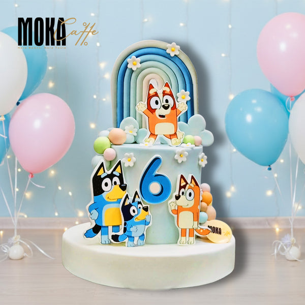 Bluey Theme Cake 1