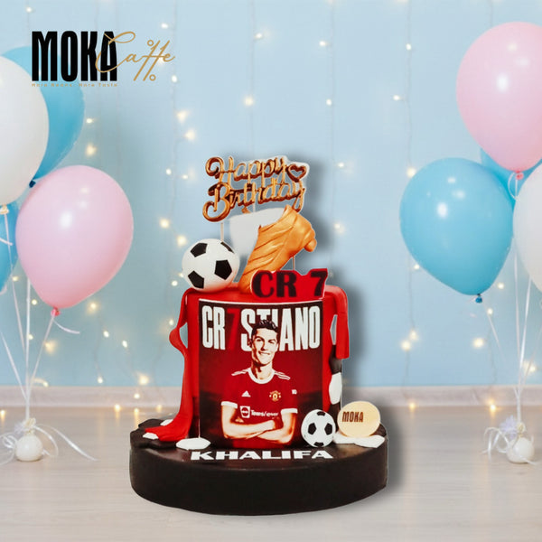 CR7 Football Club Cake Design