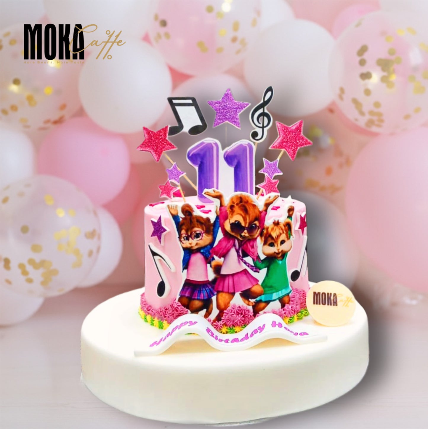 Chipmunks Theme Cake