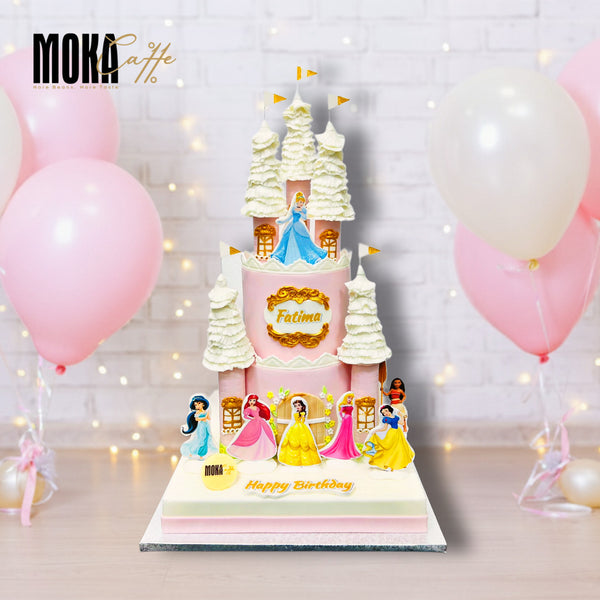 Disney Princess Castle Cake 1