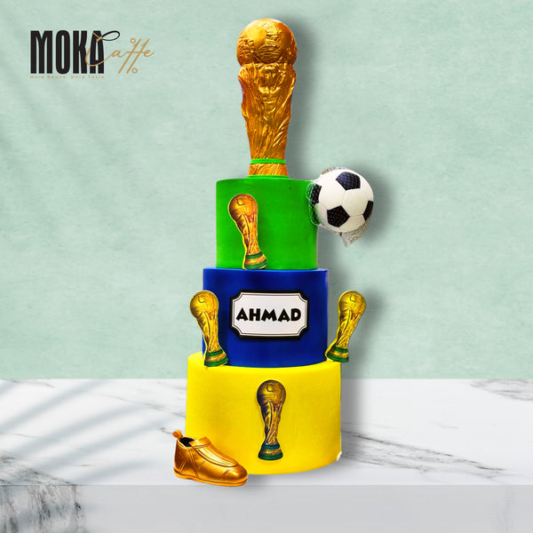 Football Trophy  Cake