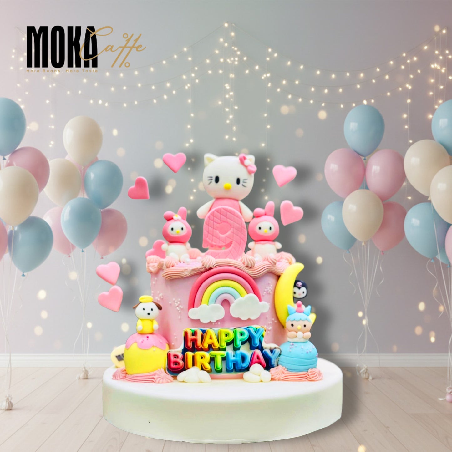 Hello Kitty & My Melody Cake Theme