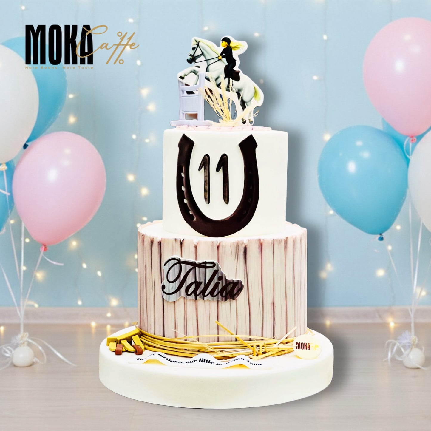 Horse Riding Cake Design