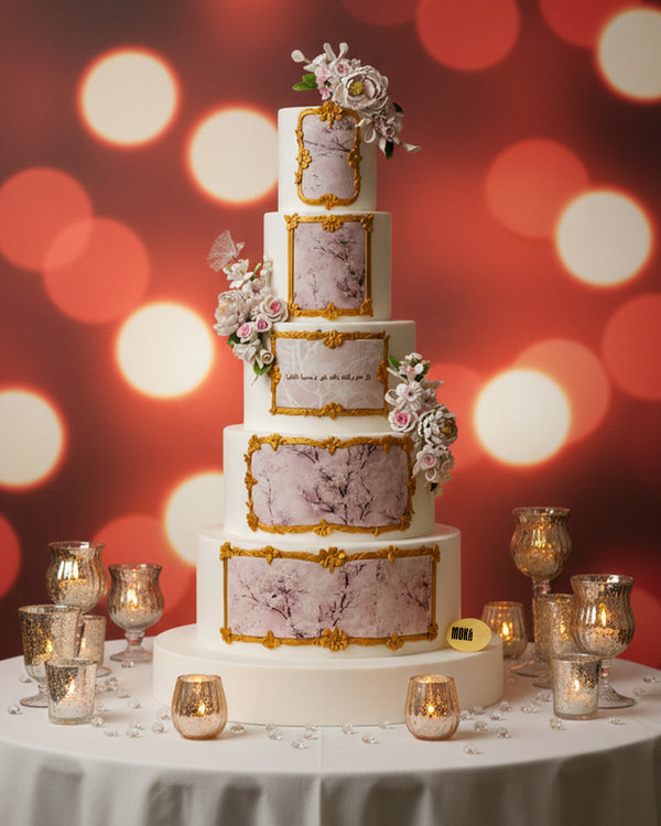 Luxury White Tier Cake Design