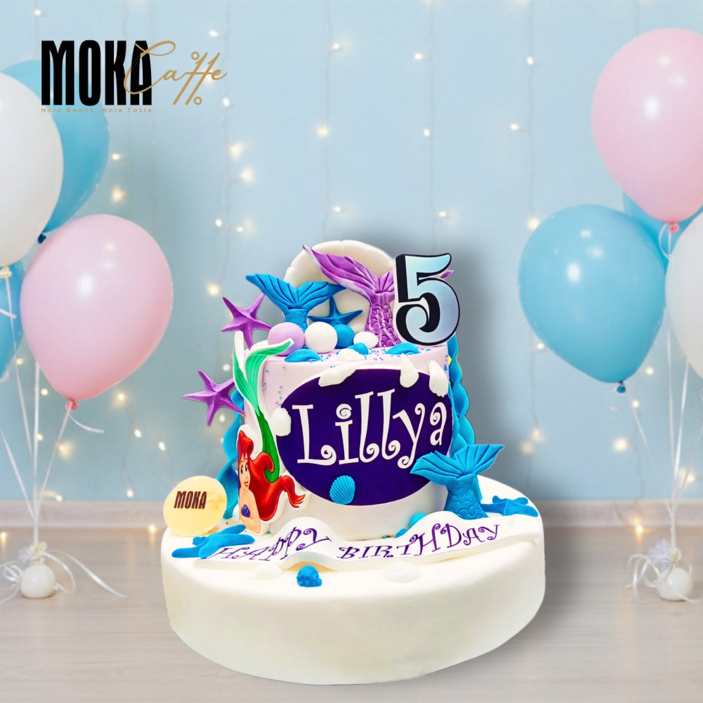 Mermaid Tail Theme Cake 16