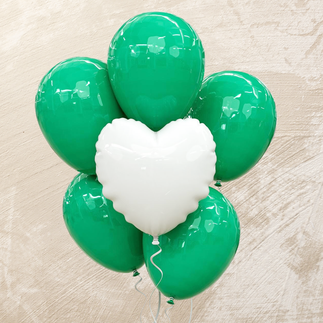 Mint Green & White Helium Color Balloons (Copy)