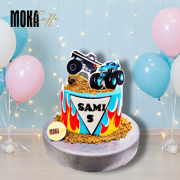 Monster Cake Theme Cake 1
