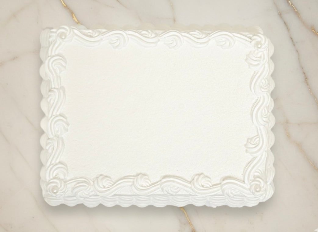 Photo Frame Cake Rectangle Sample 1