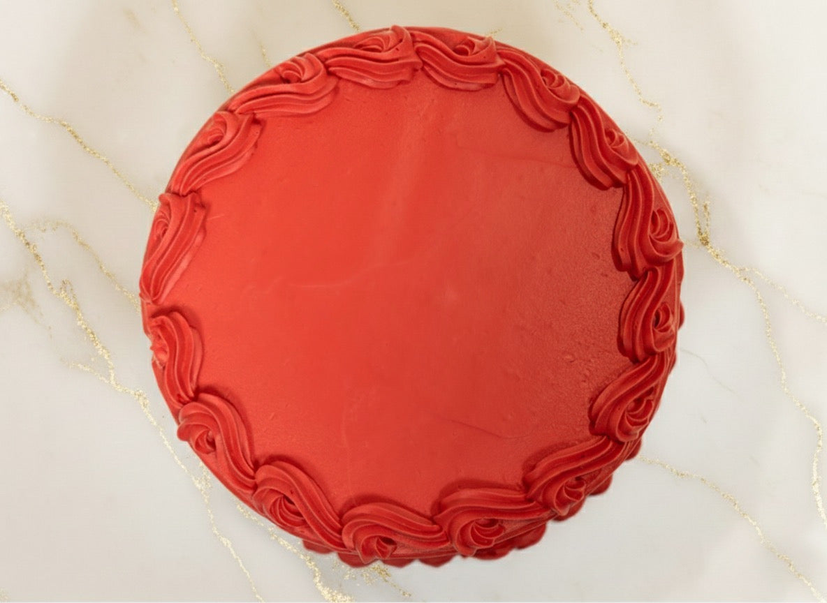 Photo Frame Cake Round Sample 2