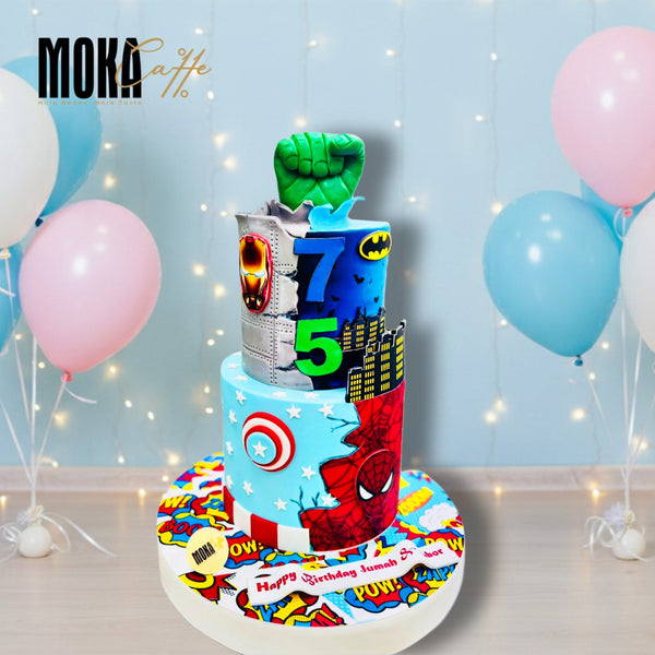 Superheroes Cake