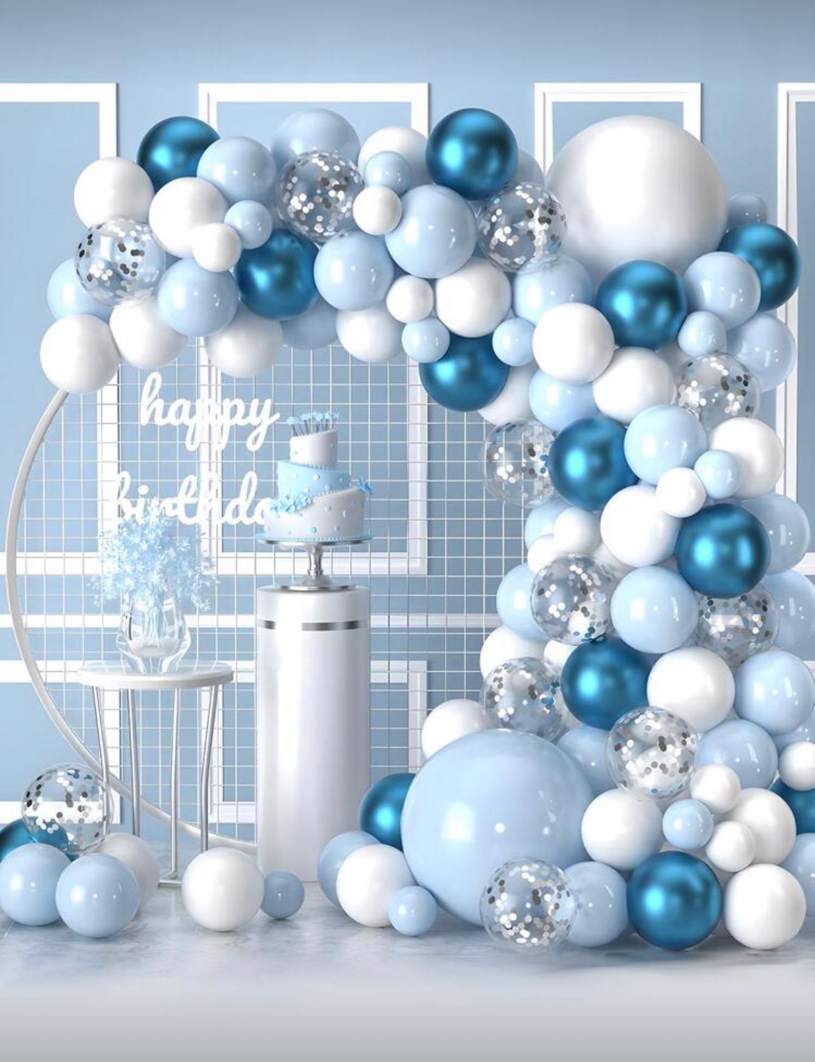 Blue Balloons Set