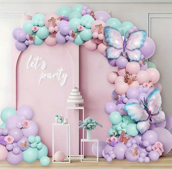 Butterfly Theme Balloons Set