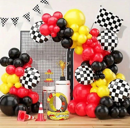 Racing Cars Balloons Set