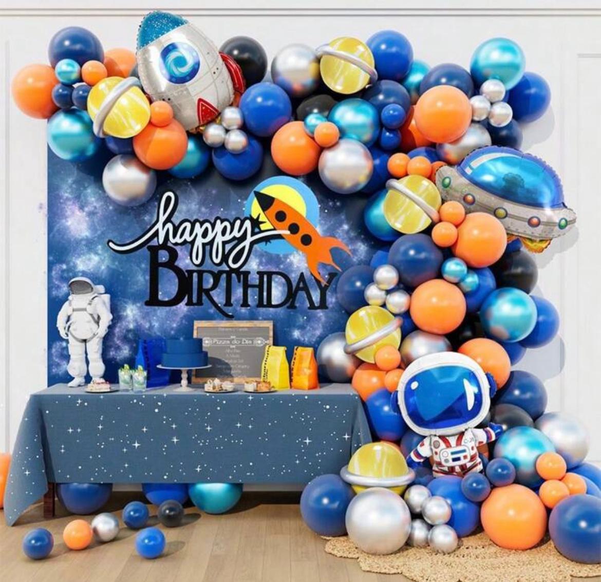 Astronaut Balloons Set